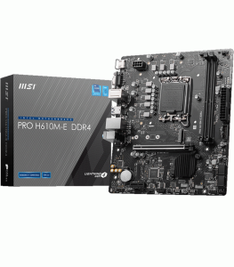 MSI PRO H610M-E DDR4 Motherboard